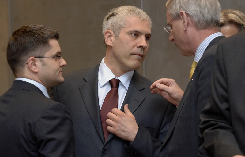 Lavishness and corruption: Vuk Jeremic in the company of his political mentor Boris Tadic